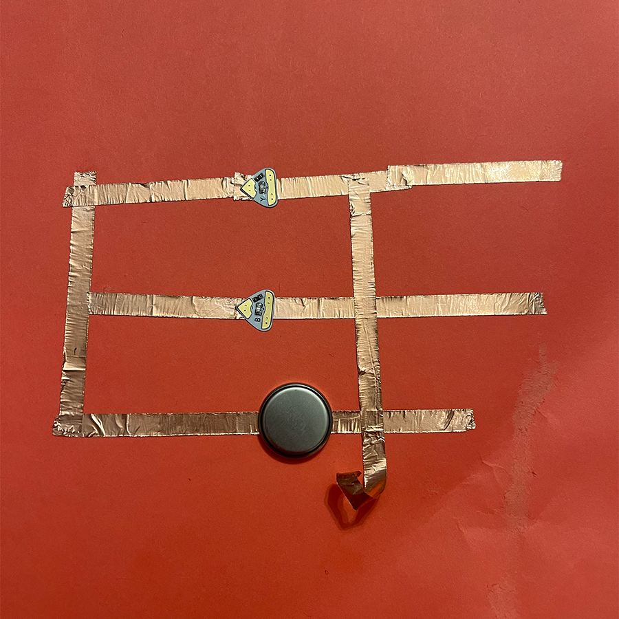 My first circuit that was more advanced. It didn't work