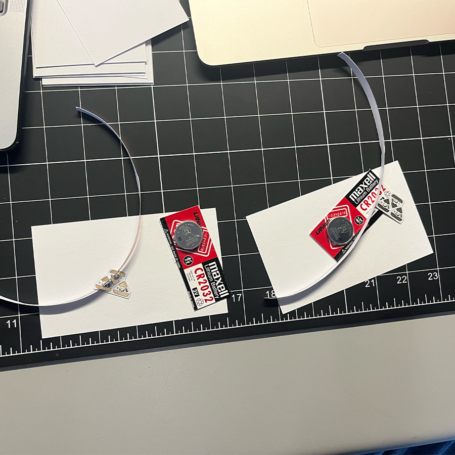 These are the materials we used to create our first circuit