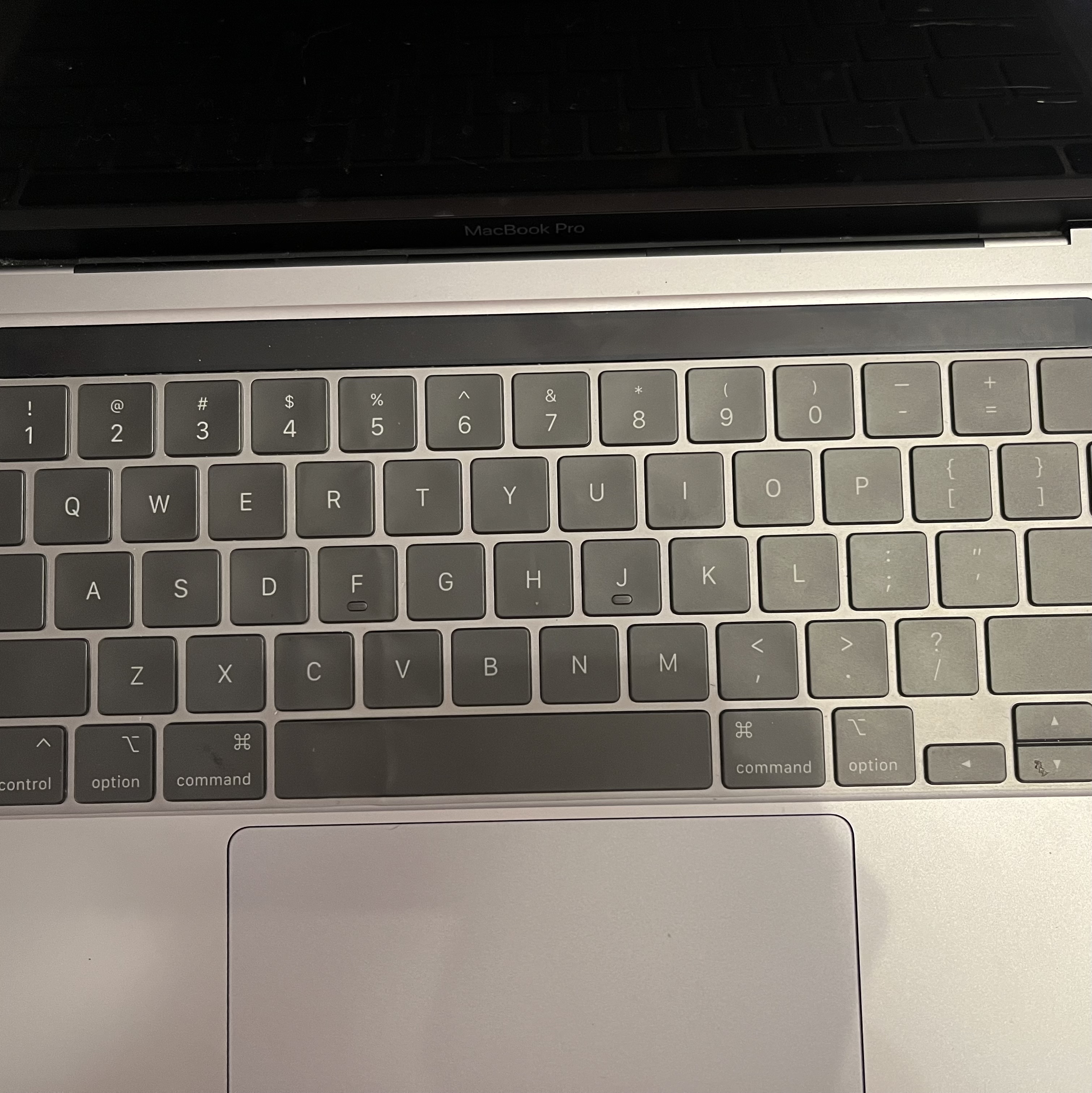 The sound of typing on a keyboard