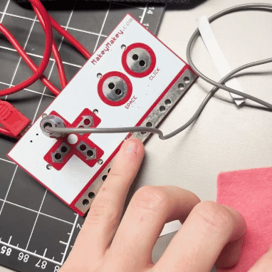 Expanding on my remote idea. I created an up arrow button that moves the circle up when it's clicked.